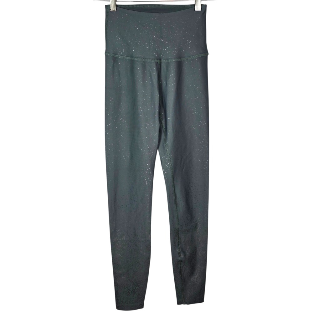 Beyond Yoga Alloy Ombre High Waisted Leggings Gray Shiny Speckle Womens Small